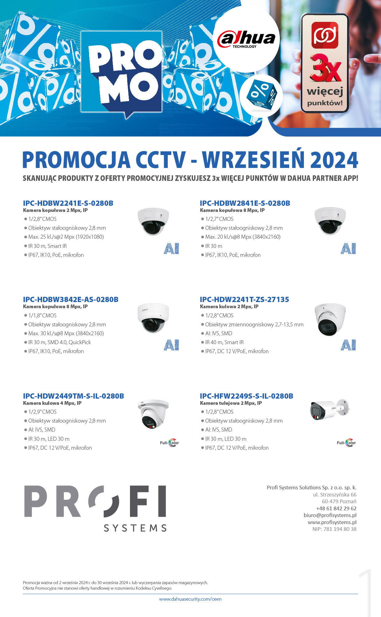 Dahua Promocja Wrzesień 2024