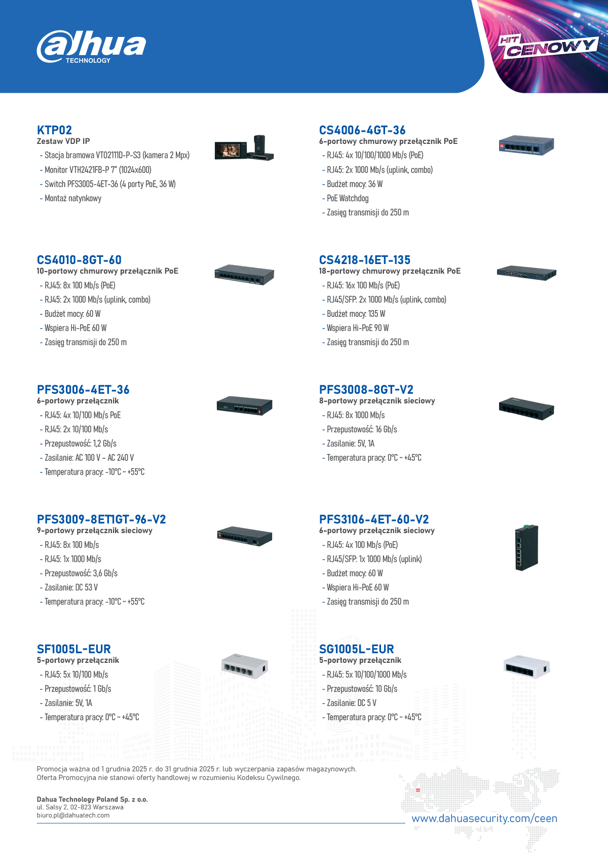 Dahua Grudzień 2025