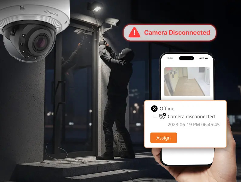 HealthPro Hanwha Vision Wykrywanie Zdarzeń