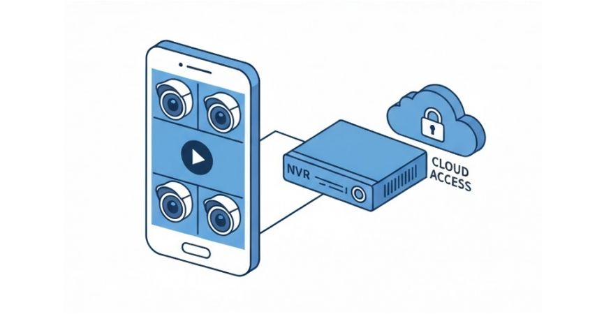 Jak korzystać z funkcji P2P do mobilnego podglądu rejestratora NVR w aplikacji Wisenet?