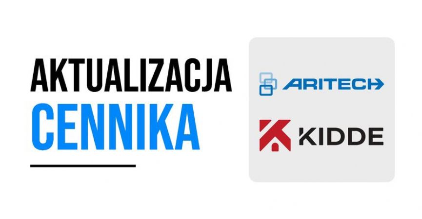 Aktualizacja cennika Aritech/KIDDE Październik 2025