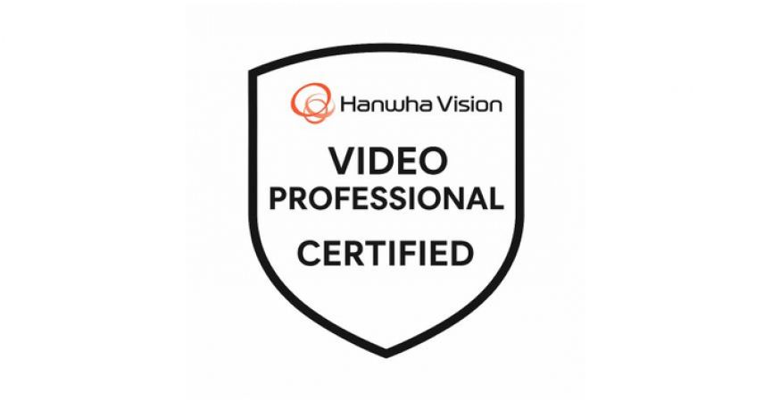 Posiadamy certyfikat Hanwha Vision Professional Certification