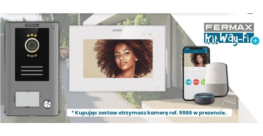 Promocja Fermax - Zestaw Wideodomofonowy + kamera IP
