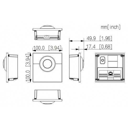 2-żyłowa modułowa stacja bramowa IP Dahua - VTO4202F-PI1 -zdjęcie numer 5