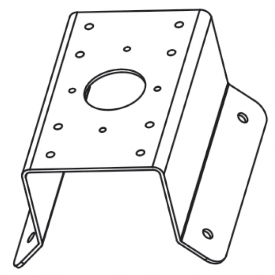 Adapter kątowy do wspornika TVP-WMB Aritech - TVP-WM-CM -zdjęcie numer 5