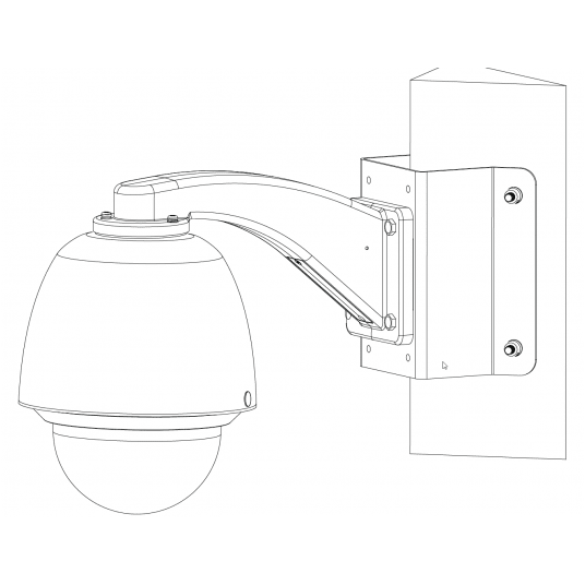 Adapter kątowy do wspornika TVP-WMB Aritech - TVP-WM-CM -zdjęcie numer 6