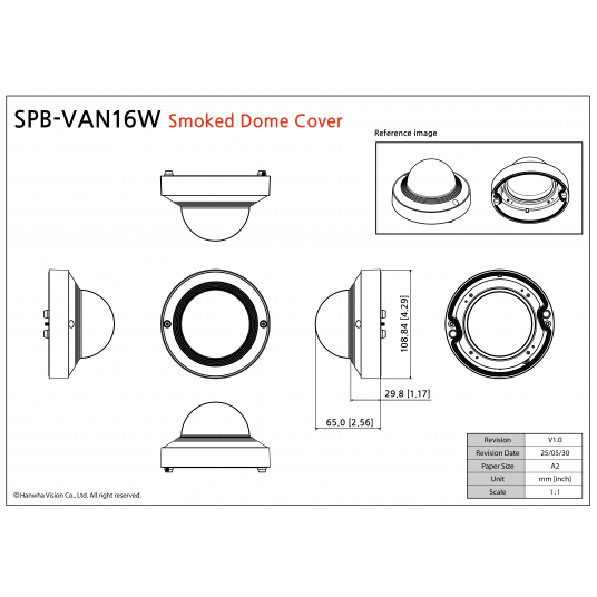 Adapter montażowy do kamer Hanwha Vision - SPB-VAN16W -zdjęcie numer 3
