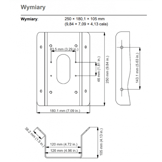 Adapter narożny TruVision - TVB-CM -zdjęcie numer 2