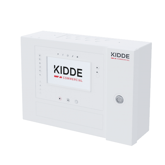 Adresowalna centrala sygnalizacji pożaru z ekranem dotykowym, mała obudowa Kidde - 2X-AT-F2-FB-S -zdjęcie numer 2