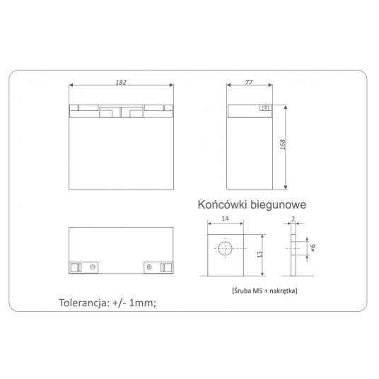 Akumulator Alarmtec - BP 18-12