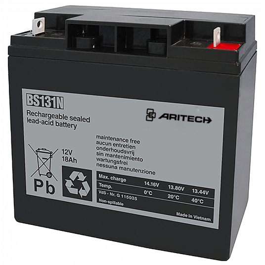 Akumulator bezobsługowy 18 Ah Aritech - BS131N