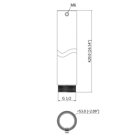 Aluminiowy uchwyt sufitowy Dahua - PFA113