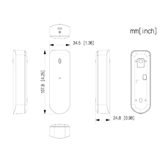 Bezprzewodowa czujka zbicia szyby Dahua - ARD512-W2(868) -zdjęcie numer 4