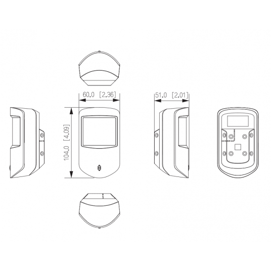 Bezprzewodowy czujnik ruchu PIR Dahua - ARD1233-W2(868) -zdjęcie numer 4