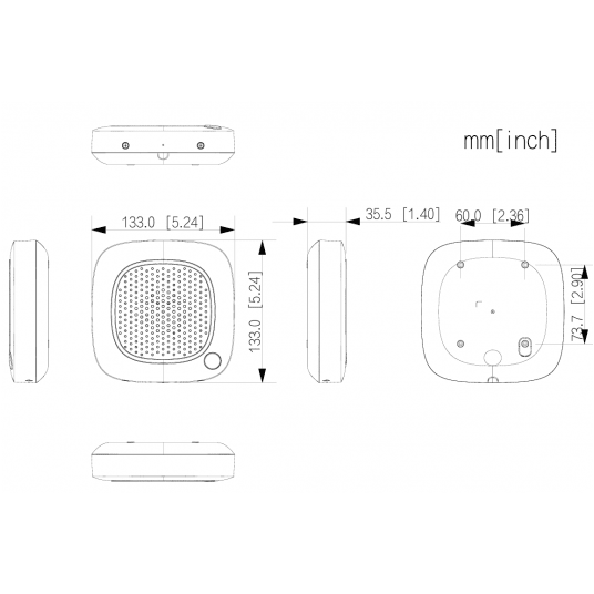 Bezprzewodowy sygnalizator interkomowy Dahua - ARA14-W2(868) -zdjęcie numer 4