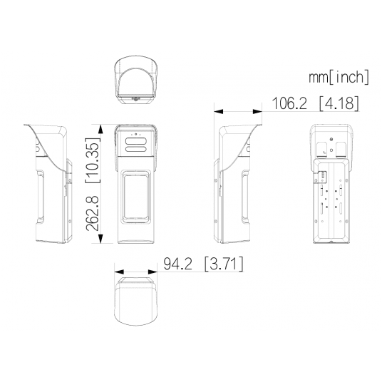 Bezprzewodowy zewnętrzny czujnik PIR-Camera Dahua - ARD2251E-W2(868V) -zdjęcie numer 5