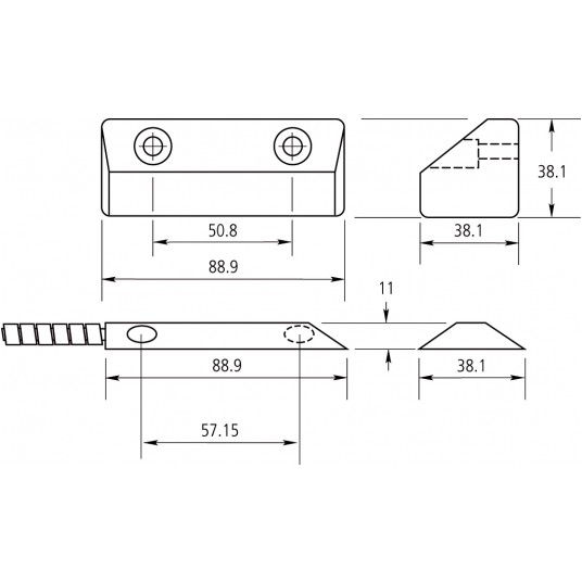 Czujka magnetyczna Aritech - DC108