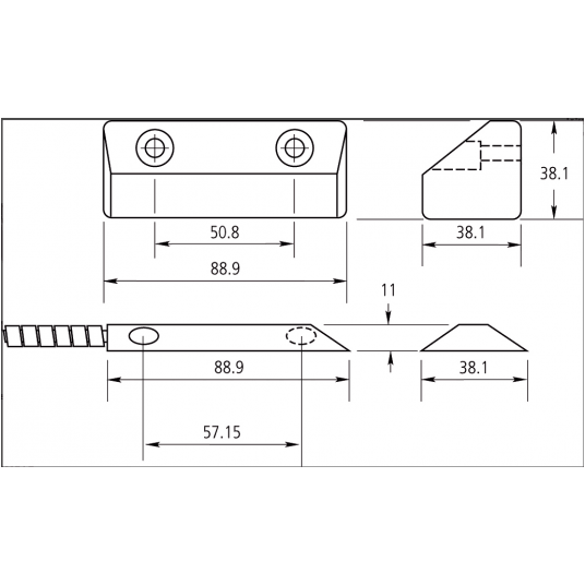 Czujka magnetyczna Aritech - DC108R4.7