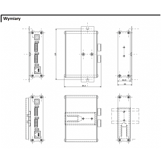 Dwukanałowy konwerter miniLAN-4B2 Metel - 2-105-573 -zdjęcie numer 4