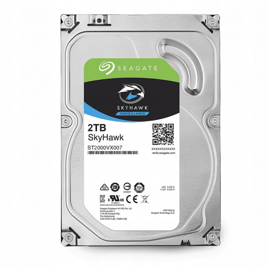 Dysk twardy przemysłowy Seagate Skyhawk AI 2TB - ST2000VX007