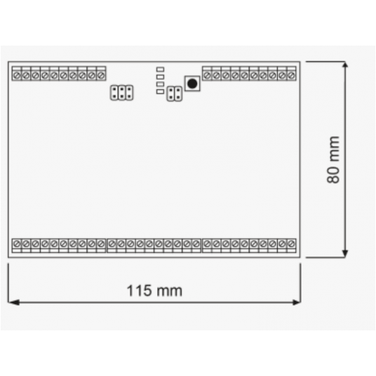 Ekspander 4 przejść Roger - MCX4D