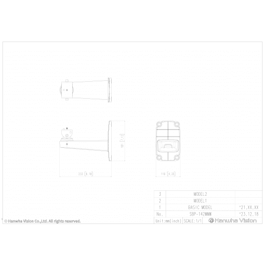 Hanwha Vision Kamera termowizyjna dla profesjonalistów - SBP-142WMW -zdjęcie numer 3