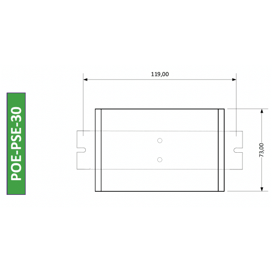 Jednoportowy injector PoE+ POE-PSE-30-BOX Metel - 4-100-300 -zdjęcie numer 5
