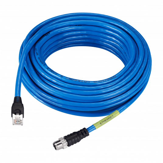 Kabel Ethernet, kolor niebieski, 10m, Hanwha Vision - SPP-C08100E
