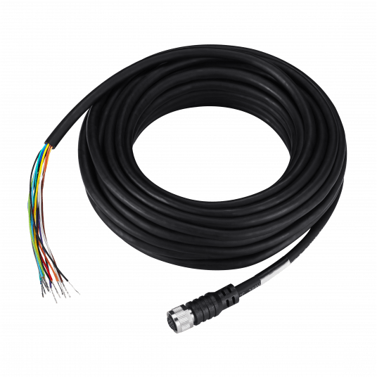 Kabel zasilający, kolor czarny, 10m, Hanwha Vision - SPP-C12100P
