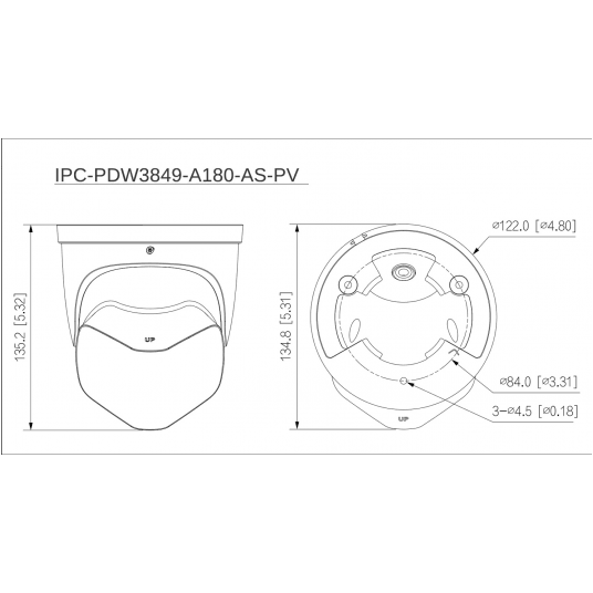 Kamera Dahua IPC-PDW3849-A180-E2-AS-PV-0280B