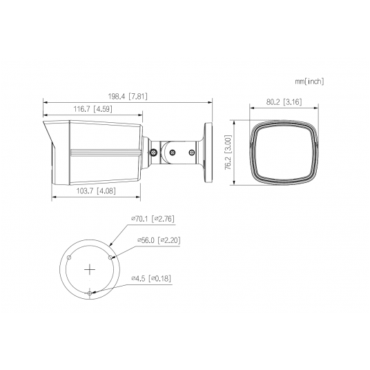 Kamera HDCVI tubowa Full-Color 4K Dahua - HAC-HFW1809TLM-A-LED-0360B -zdjęcie numer 4