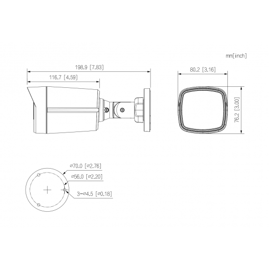 Kamera HDCVI tubowa Real-time IR 4K Dahua - HAC-HFW1800TL-A-0360B -zdjęcie numer 2