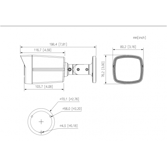 Kamera HDCVI tubowa Smart Dual Light Fixed-focal 4K Dahua - HAC-HFW1801TLM-IL-A-0360B-S2 -zdjęcie numer 5