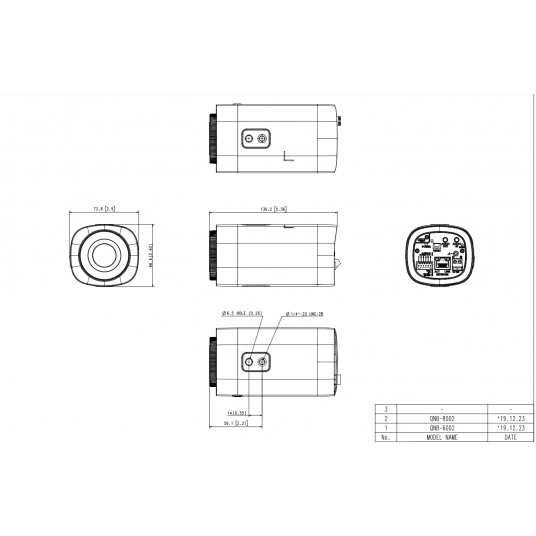 Kamera IP box Hanwha Vision Seria Q 2 MPix - QNB-6002