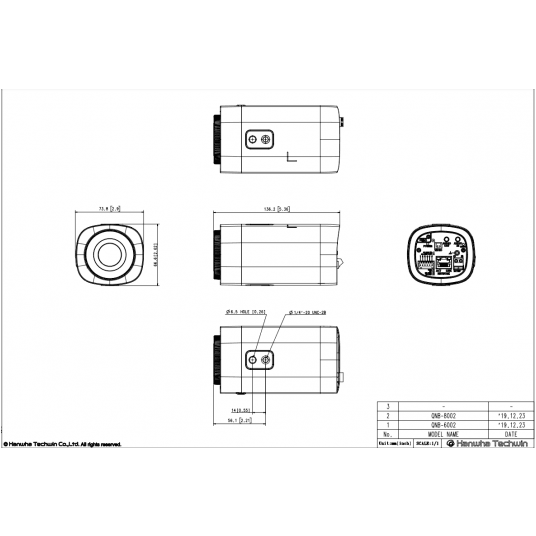 Kamera IP box Hanwha Vision Seria Q 5 MPix - QNB-8002