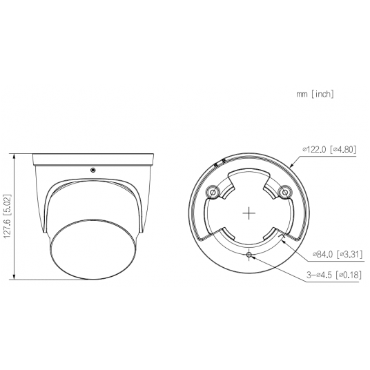 Kamera IP Eyeball zmiennoogniskowa Fixed-focal WizSense, Dahua 5MPix - IPC-HDW3549H-ZAS-PV-27135-S5
