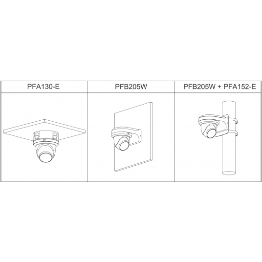 Kamera IP Fixed-focal Eyeball WizMind 5MP IR Dahua - IPC-HDW5541TM-ASE-0280B-S3-BLACK