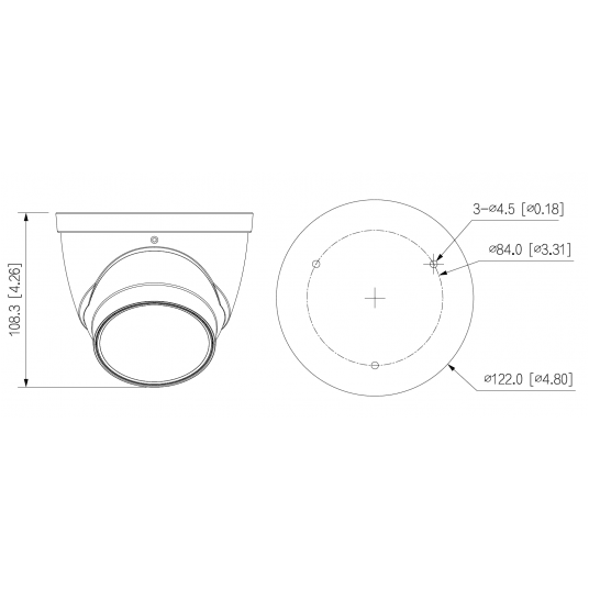 Kamera IP IR Vari-focal Eyeball WizMind 5 MPix Dahua - IPC-HDW4541T-ZS-27135 -zdjęcie numer 2