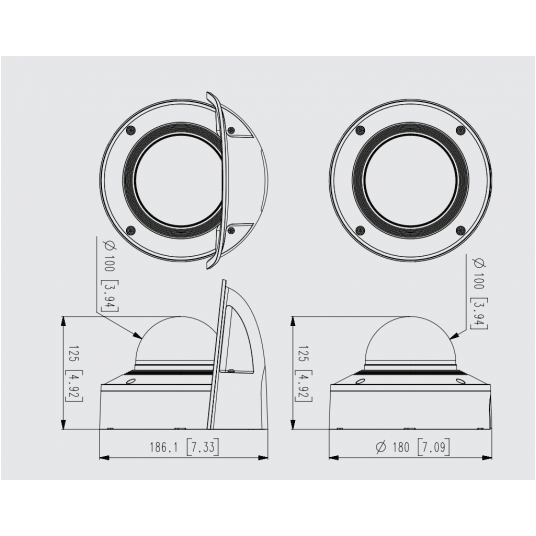Kamera IP kompaktowa wandaloodporna Hanwha Vision Seria P 8 MPix - PNV-A9081R
