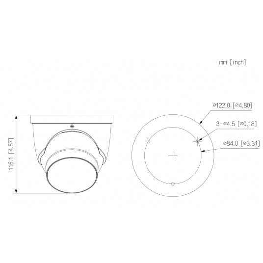 Kamera IP kopułkowa Xinghan TiOC PRO 6 MP Dahua - IPC-HDW3649H-AS-PV-0360B-PRO -zdjęcie numer 4