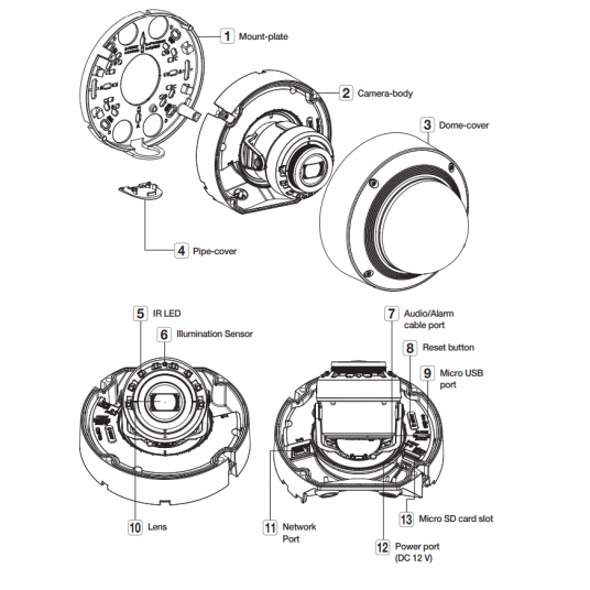 Kamera IP kopułowa AI 8 MP Seria X Hanwha Vision - XND-C9083RV -zdjęcie numer 5