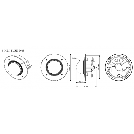 Kamera IP kopułowa Hanwha Vision AI Seria X 5 MPix - XND-8081FZ