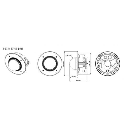 Kamera IP kopułowa Hanwha Vision AI Seria X 5 MPix - XND-8081RF