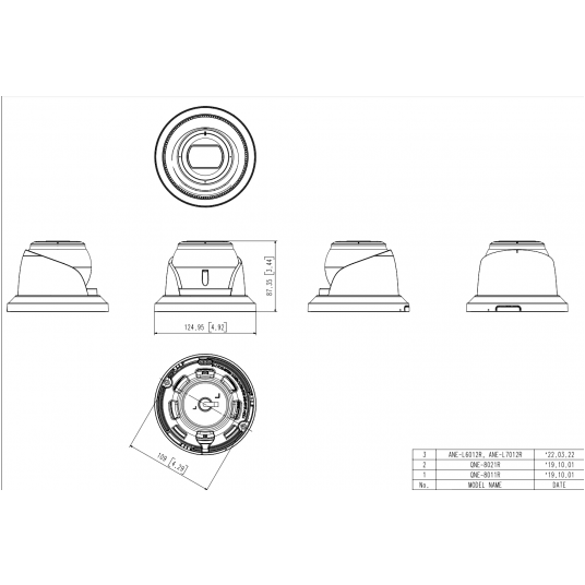 Kamera IP kopułowa Hanwha Vision Seria A 4 MPix - ANE-L7012R