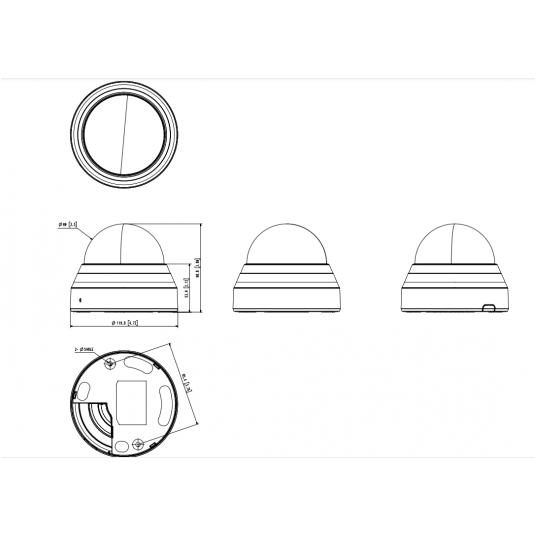 Kamera IP kopułowa Hanwha Vision Seria Q 2 MPix - QND-6082R