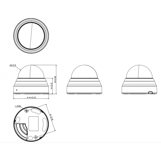 Kamera IP kopułowa Hanwha Vision Seria Q 2 MPix - QND-6082R1