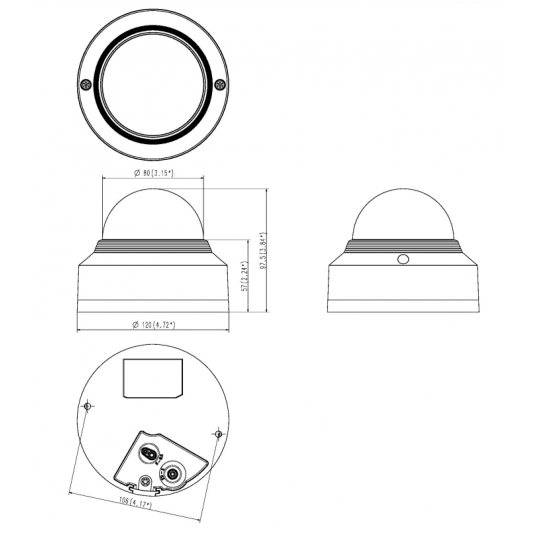 Kamera IP kopułowa Hanwha Vision Seria X 5 MPix - XNV-8020R