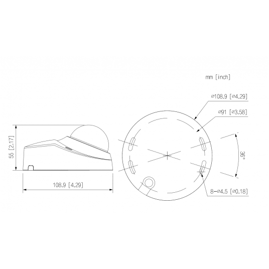 Kamera IP kopułowa Smart Dual Light Fixed-focal WizSense 4 MPix Dahua - IPC-HDBW2449F-AS-IL-0280B -zdjęcie numer 5