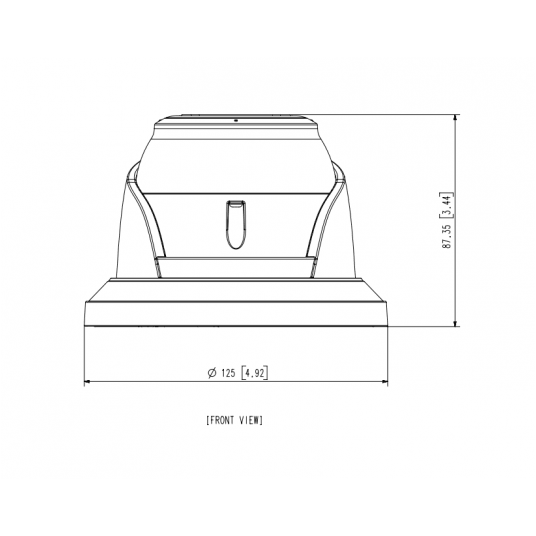 Kamera IP kopułowa wandaloodporna Hanwha Vision Seria Q 5 MPix - QNE-8011R