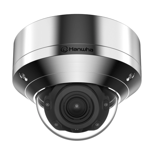 Kamera IP kopułowa ze stali nierdzewnej 5 MP Seria X Hanwha Vision - XNV-8080RSA -zdjęcie numer 1
